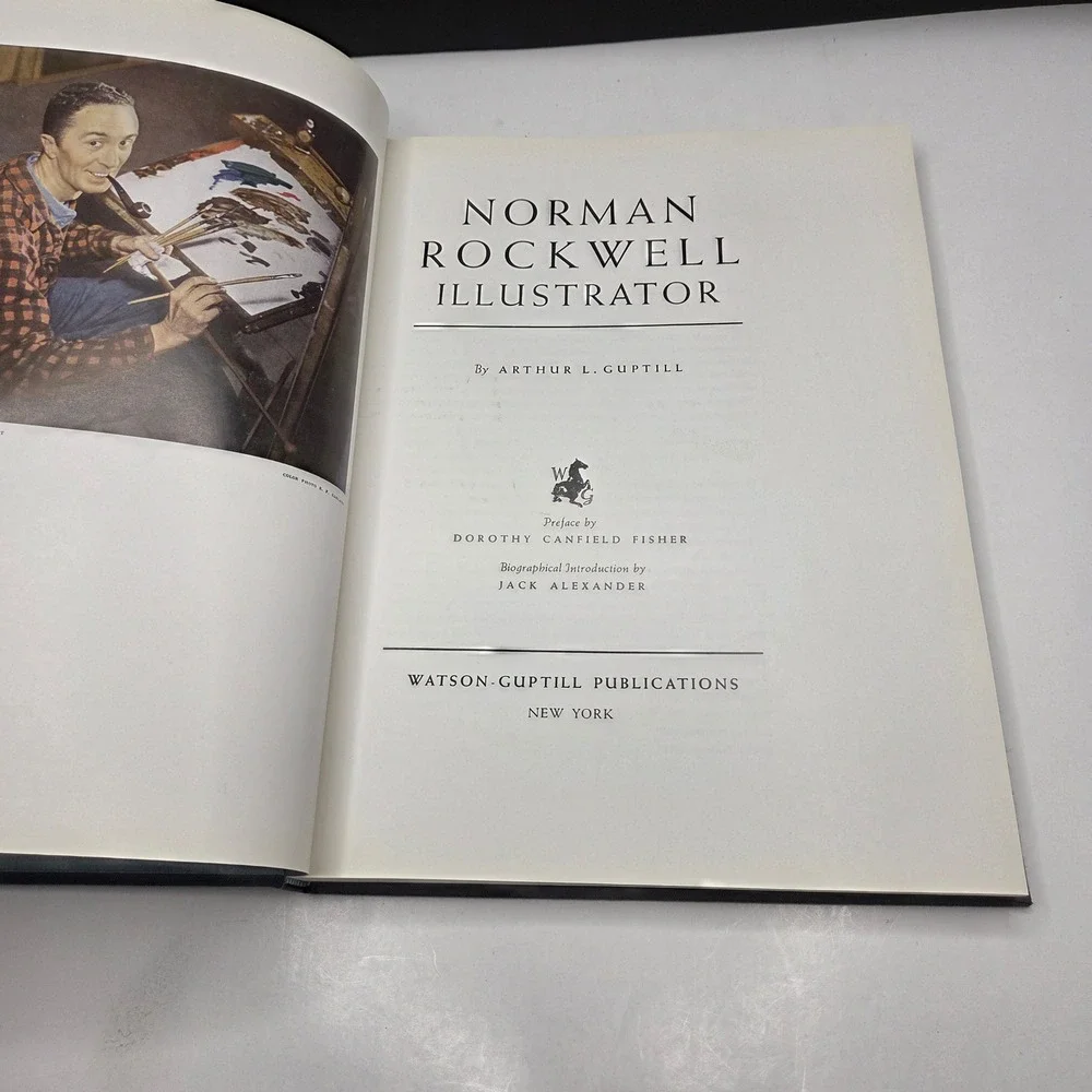 Norman Rockwell Illustrator Hardcover Book Arthur Guptill 1975 8th Print